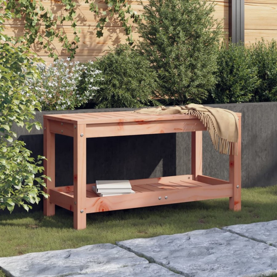 Banc de jardin 82,5x35x45 cm bois massif Douglas