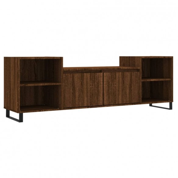 Meuble TV Chêne marron 160x35x55 cm Bois d'ingénierie