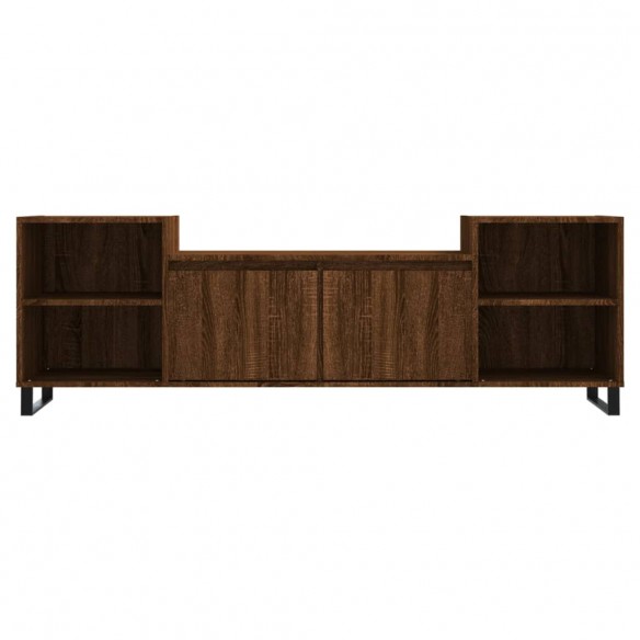 Meuble TV Chêne marron 160x35x55 cm Bois d'ingénierie