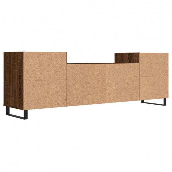 Meuble TV Chêne marron 160x35x55 cm Bois d'ingénierie