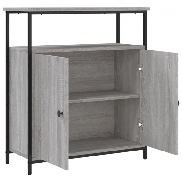 Buffet sonoma gris 70x30x80 cm bois d'ingénierie