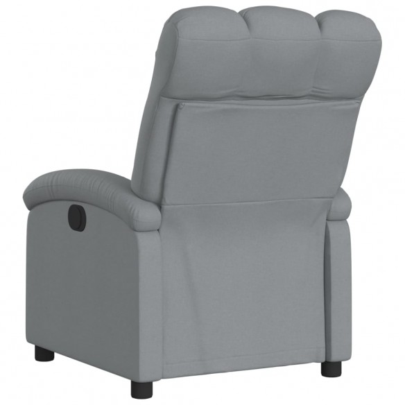 Fauteuil inclinable Gris clair Tissu