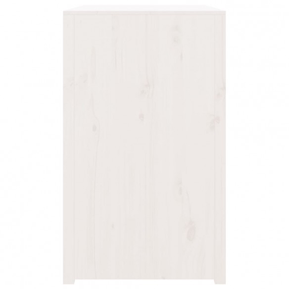 Armoire de cuisine d'extérieur blanc bois de pin massif