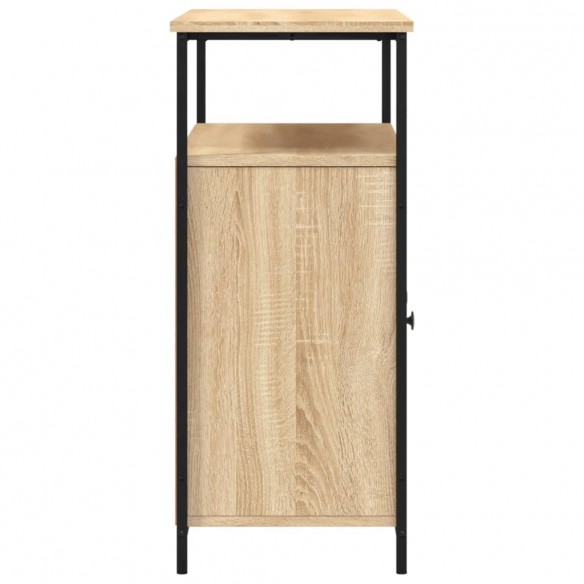 Buffet chêne sonoma 100x35x80 cm bois d'ingénierie