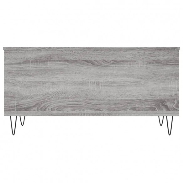 Table basse Sonoma gris 90x44,5x45 cm Bois d'ingénierie