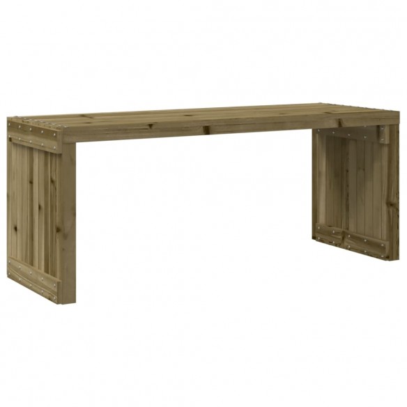 Banc de jardin extensible 212,5x40,5x45 cm bois de pin imprégné