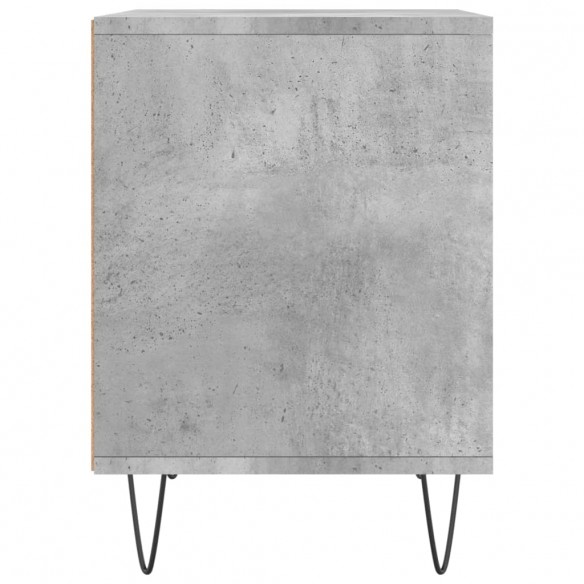 Table de chevet gris béton 40x35x50 cm bois d’ingénierie