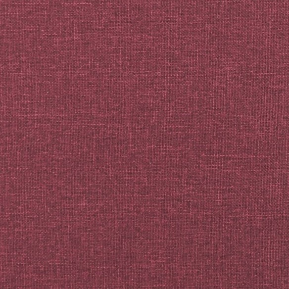 Canapé à 2 places Rouge bordeaux 120 cm Tissu