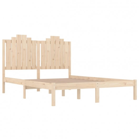 Cadre de lit Bois de pin massif 200x200 cm