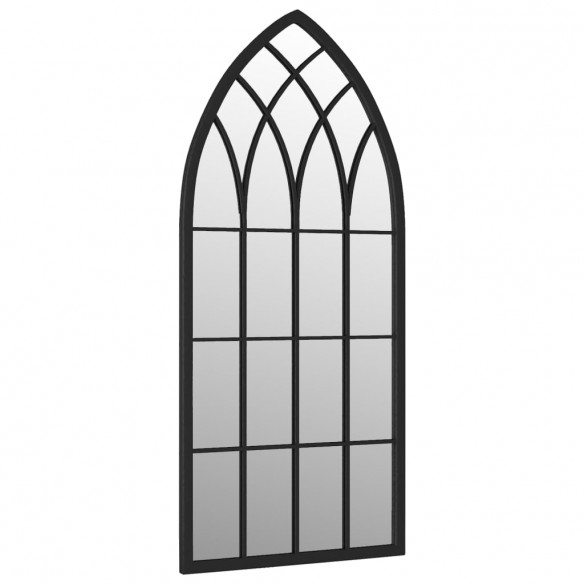 Miroir Noir 100x45 cm Fer pour utilisation à l'intérieur