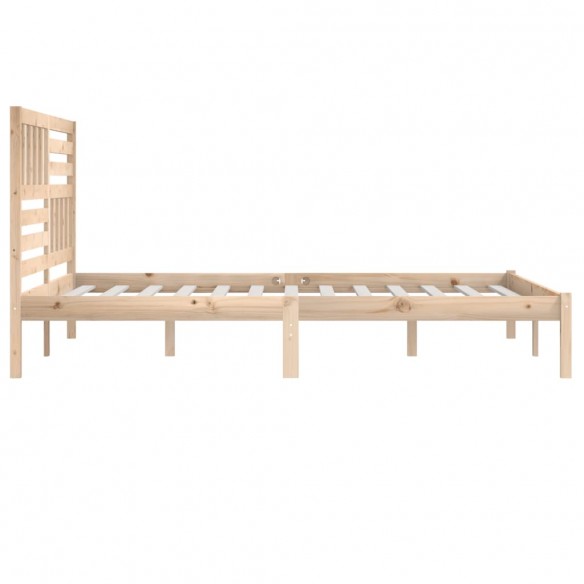 Cadre de lit 180x200 cm Super King bois de pin massif