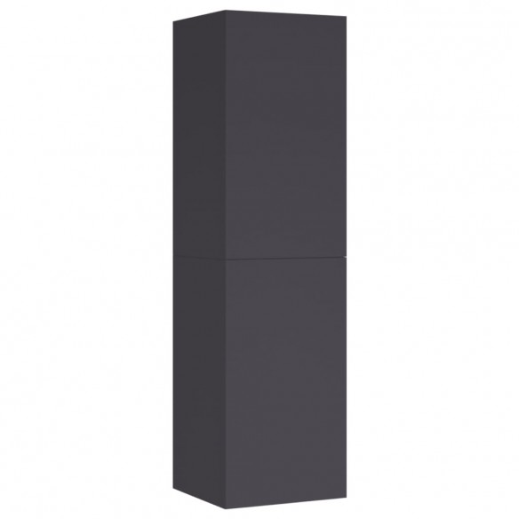 Meubles TV 2 pcs Gris 30,5x30x110 cm Aggloméré