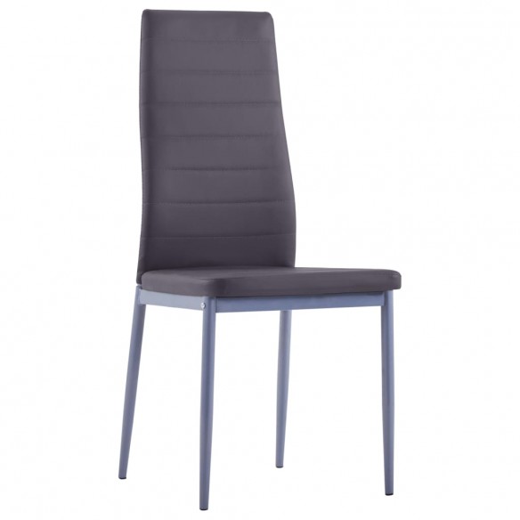 Mobilier de salle à manger 5 pcs Gris