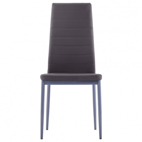 Mobilier de salle à manger 5 pcs Gris