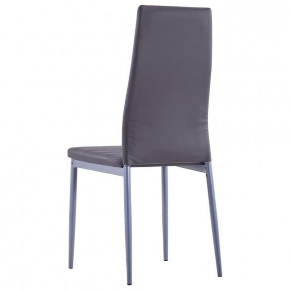 Mobilier de salle à manger 5 pcs Gris