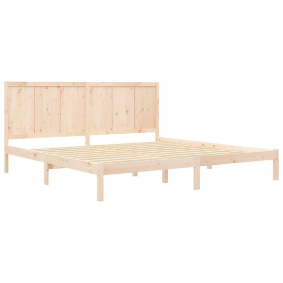 Cadre de lit bois de pin massif 180x200 cm super king