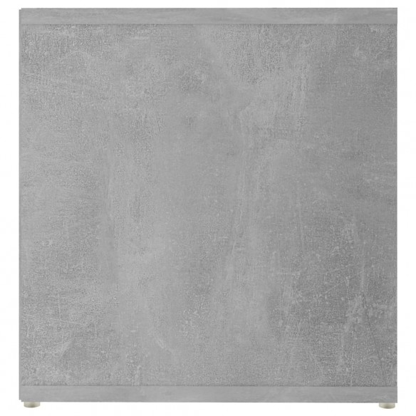 Meuble TV Gris béton 142,5x35x36,5 cm Aggloméré