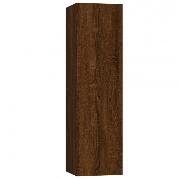 Ensemble de meubles TV 6 pcs Chêne marron Bois d'ingénierie