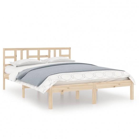 Cadre de lit bois massif 180x200 cm super king