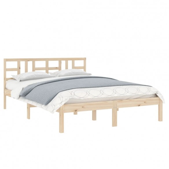 Cadre de lit bois massif 180x200 cm super king