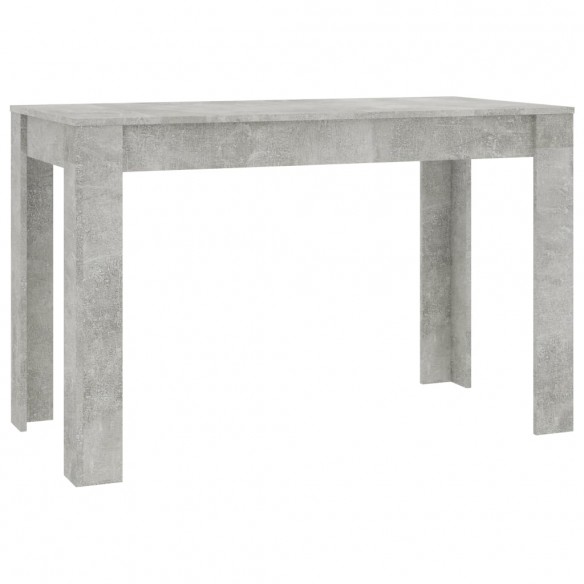 Table de salle à manger Gris béton 120 x 60 x 76 cm Aggloméré