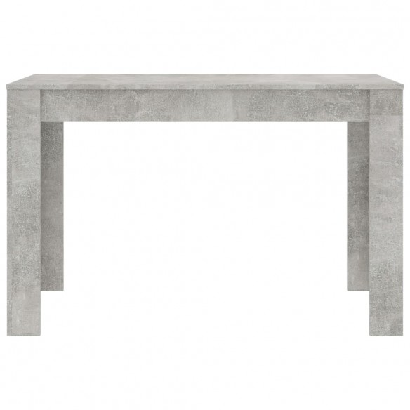 Table de salle à manger Gris béton 120 x 60 x 76 cm Aggloméré