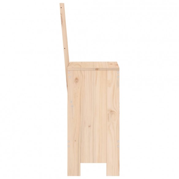 Tabourets de bar 2 pcs 40x42x120 cm bois massif de pin