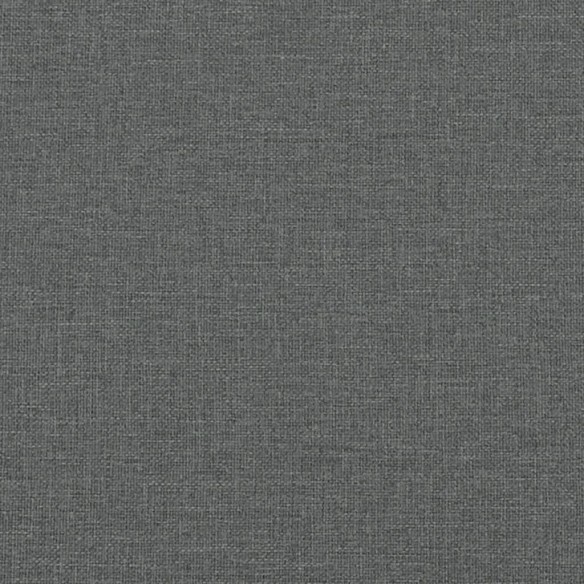 Canapé 3 places avec oreillers gris foncé 180 cm tissu