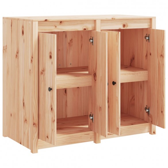 Armoire de cuisine d'extérieur bois de pin massif