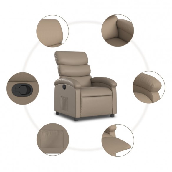 Fauteuil inclinable Cappuccino Similicuir