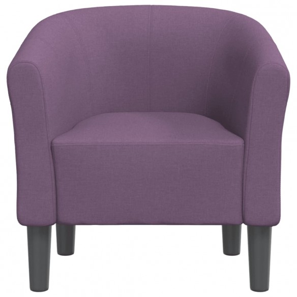 Fauteuil cabriolet violet tissu