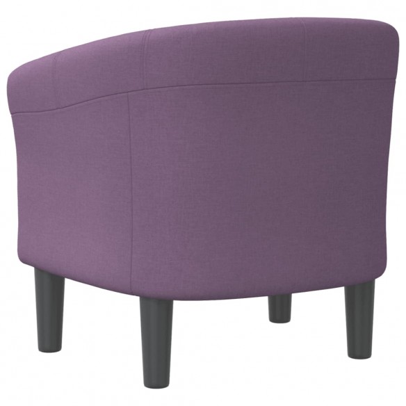 Fauteuil cabriolet violet tissu