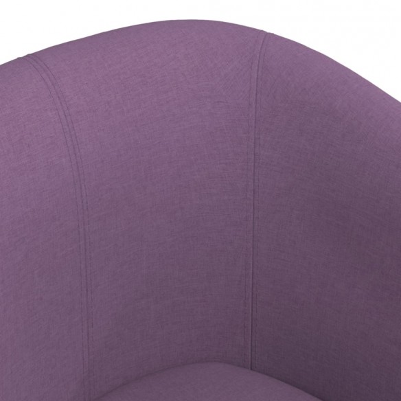 Fauteuil cabriolet violet tissu