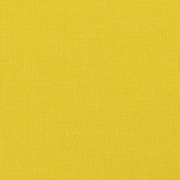 Canapé à 2 places Jaune clair 140 cm Tissu