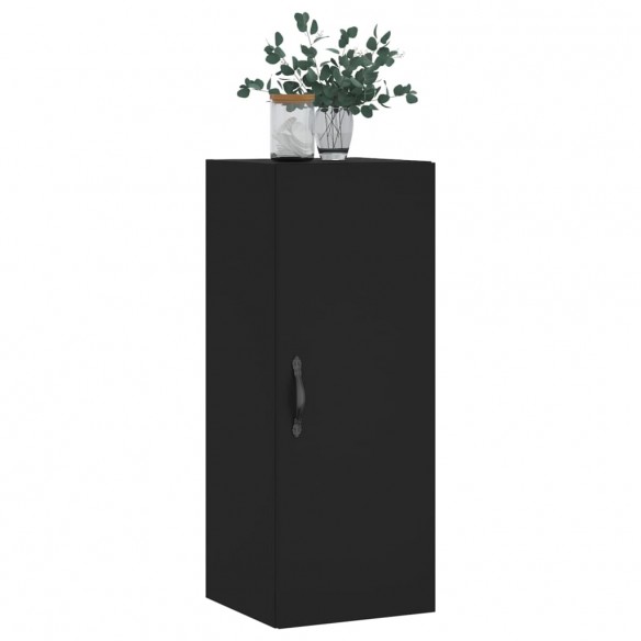 Armoire murale noir 34,5x34x90 cm bois d'ingénierie