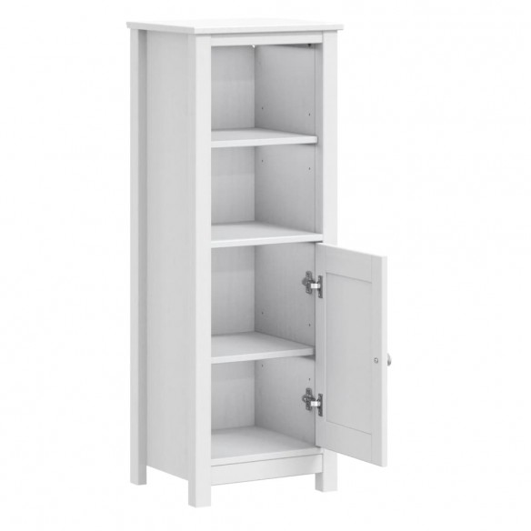 Armoire de salle de bain BERG blanc 40x34x110 cm pin massif