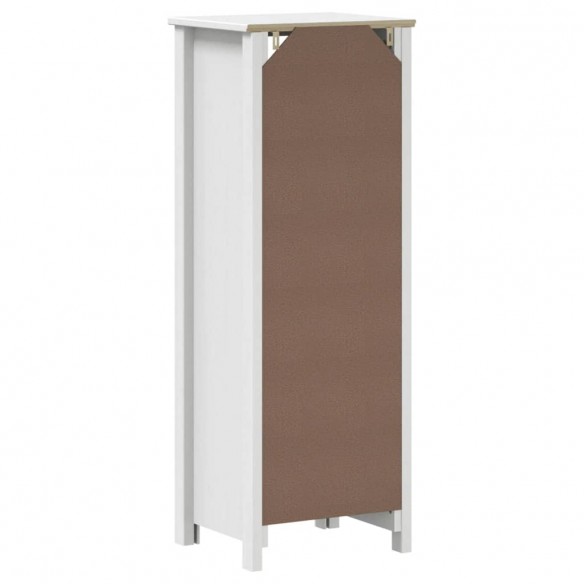 Armoire de salle de bain BERG blanc 40x34x110 cm pin massif