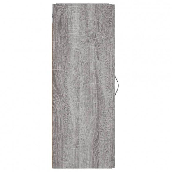 Armoire murale sonoma gris 34,5x34x90 cm bois d'ingénierie