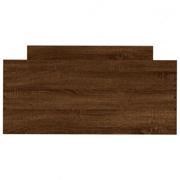 Cadre de lit chêne marron 90x190 cm bois d'ingénierie