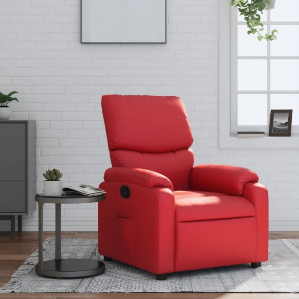 Fauteuil inclinable Rouge Similicuir