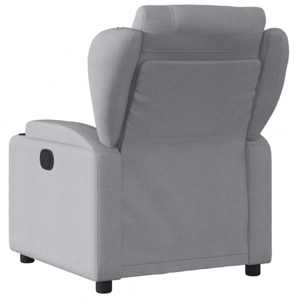 Fauteuil inclinable Gris clair Tissu