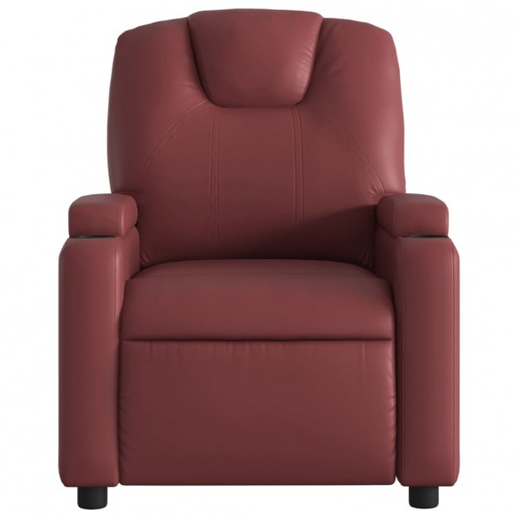 Fauteuil inclinable Rouge bordeaux Similicuir