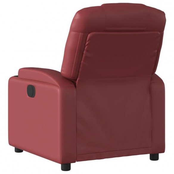 Fauteuil inclinable Rouge bordeaux Similicuir