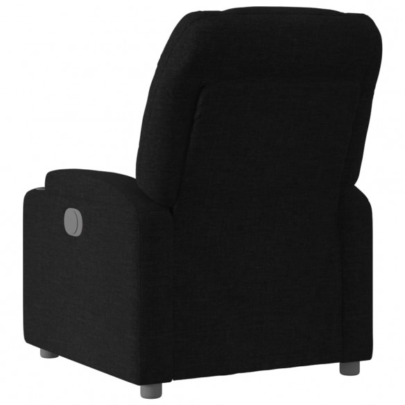 Fauteuil inclinable Noir Tissu