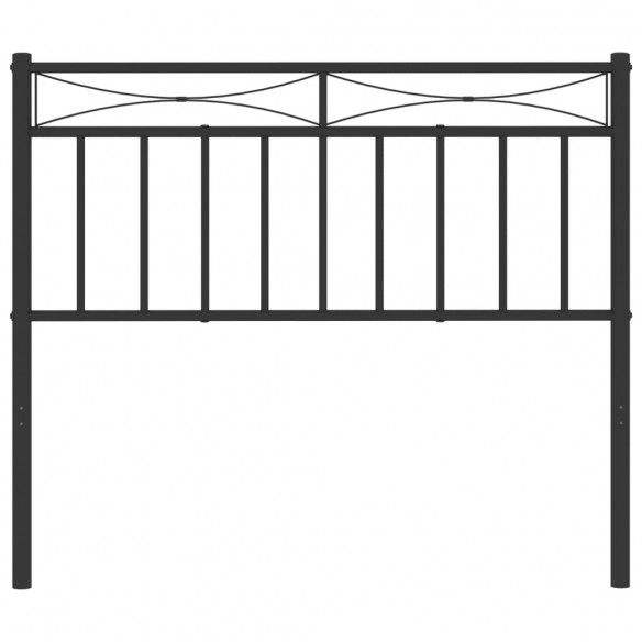 Tête de lit métal noir 100 cm