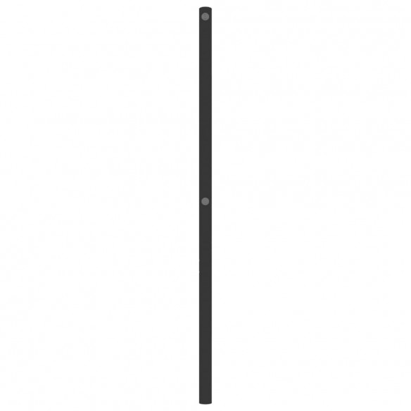 Tête de lit métal noir 100 cm
