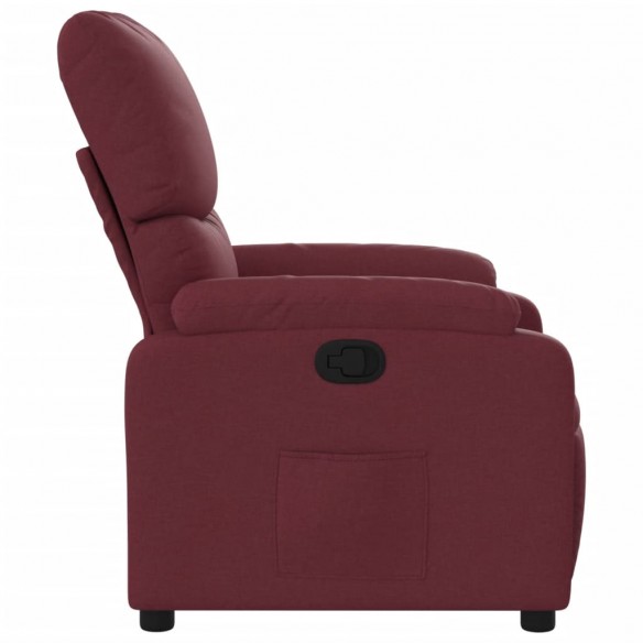 Fauteuil inclinable Rouge bordeaux Tissu