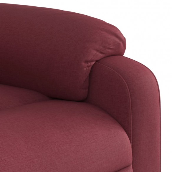 Fauteuil inclinable Rouge bordeaux Tissu