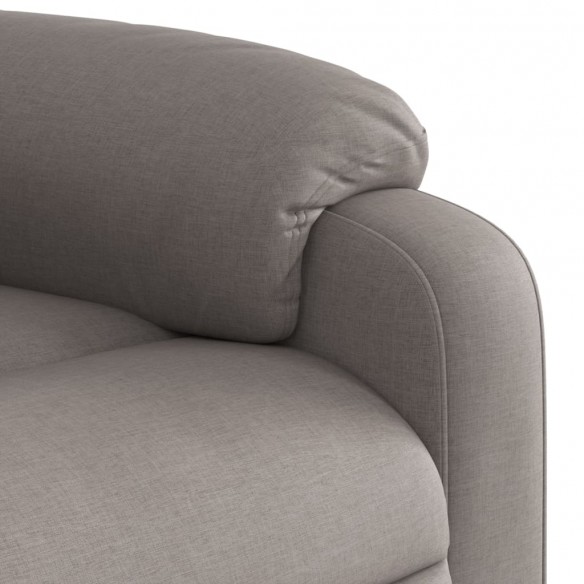 Fauteuil inclinable Taupe Tissu