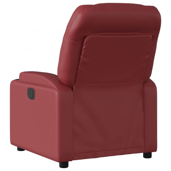 Fauteuil inclinable Rouge bordeaux Similicuir